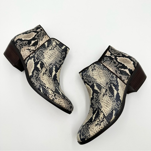 Sam Edelman Petty Python Print Booties - Picture 6 of 9
